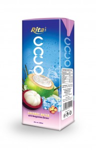 200ml Coconut  water with Mangosteen tetra pack